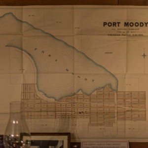 Street map of Port Moody