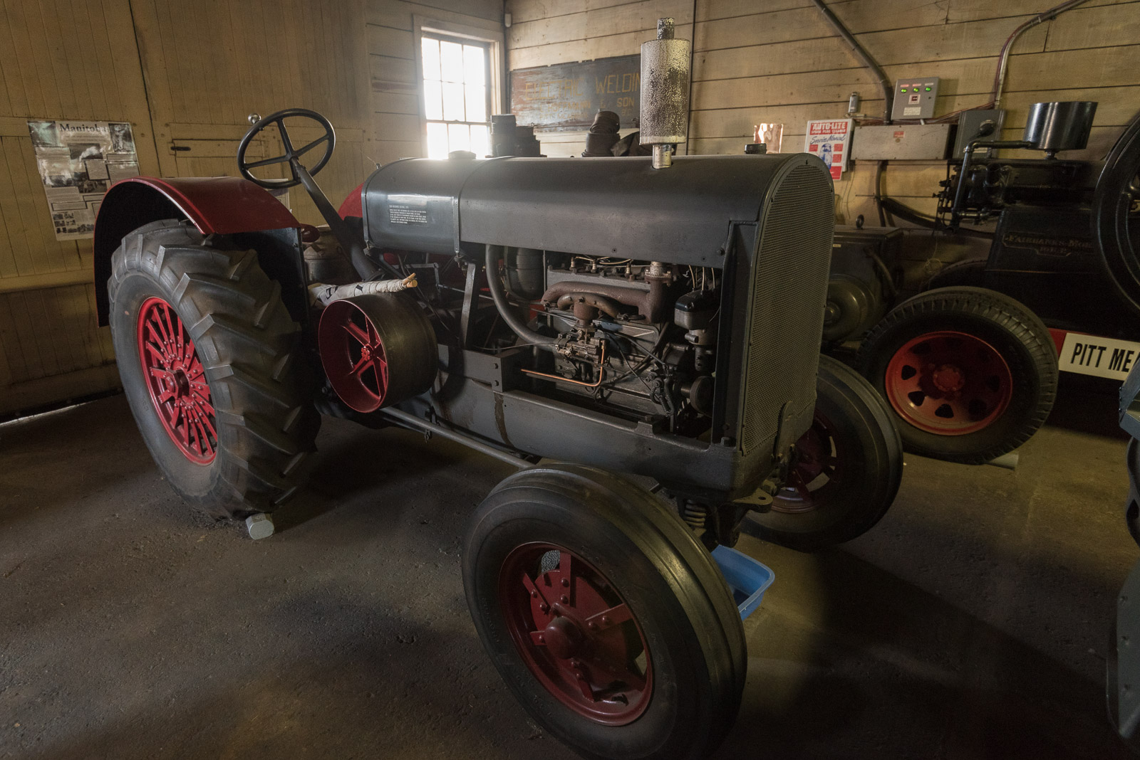 Tractor housed in Hoffman & Son shop