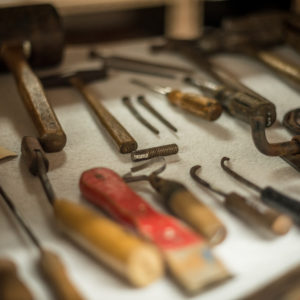 Assortment of hand tools from the Museum’s collection