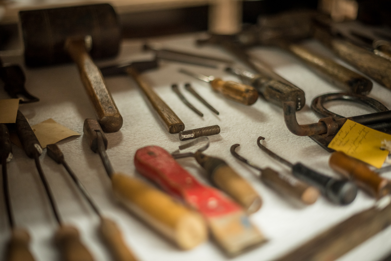 Assortment of hand tools from the Museum’s collection